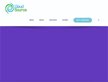Tablet Screenshot of cloud-source.us